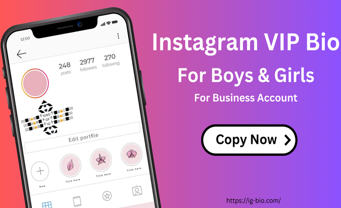 instagram vip bio