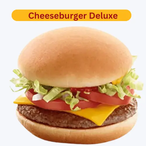 Cheeseburger Deluxe Mcdo burgers menu