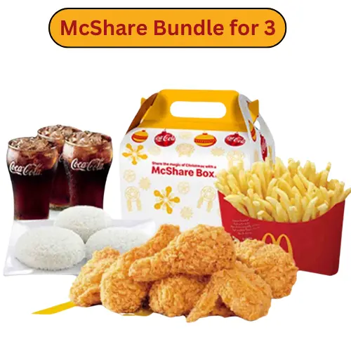 Macdonald McShare Bundle for 3 menu items