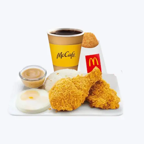 2- pc. Chicken McDo with Egg & Hash Brown Meal  