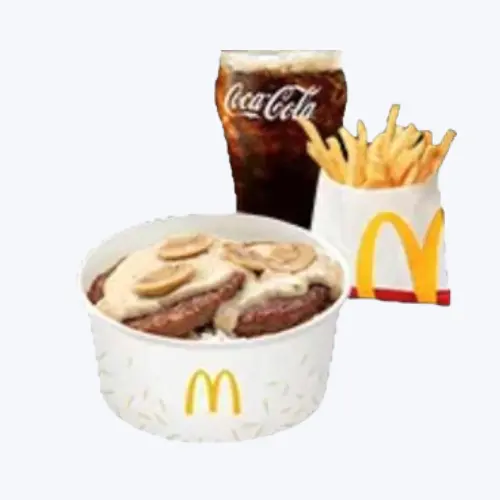 2-pc. Mushroom Pepper Steak & Fries Meal