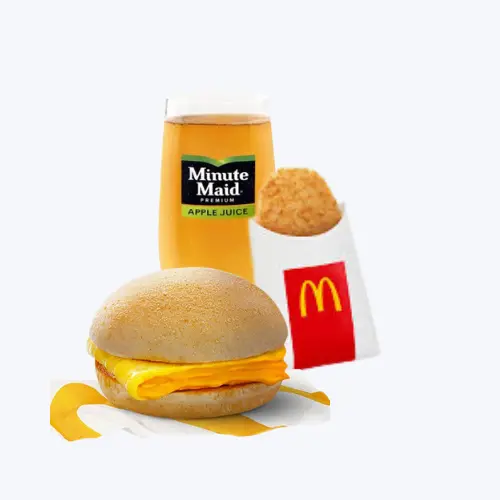 Sulit Busog - Chessy Eggdesal with Hash Brown Solo Meal   