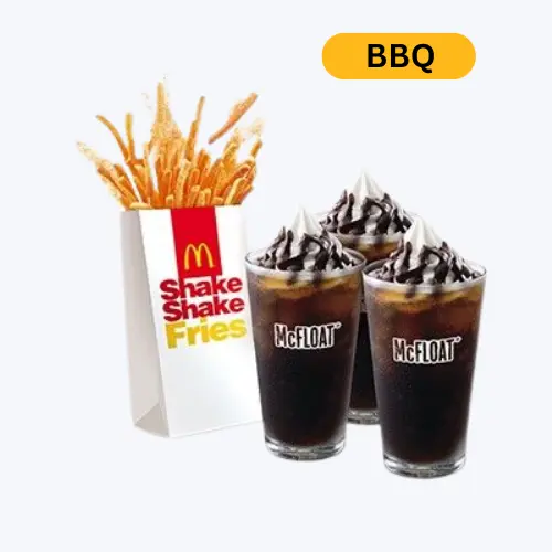 BBF Shake Shake Fries BBQ N Mcfloat