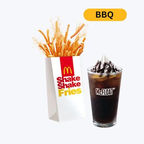 Shake Shake Fries BBQ Coke Mcfloat