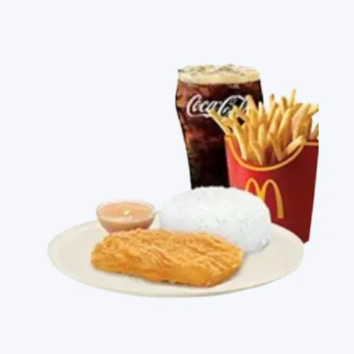 Crispy Chicken fillet with Drink and Fries