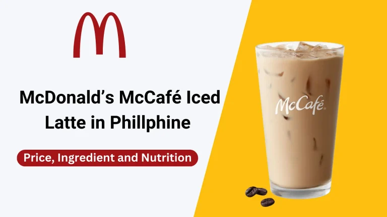 McDonald’s McCafé Iced Latte